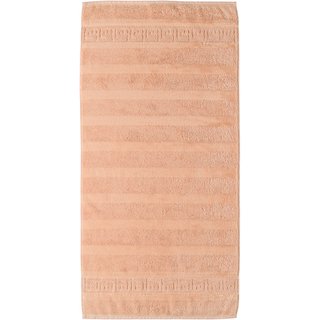 Cawö Noblesse Uni Handdoek 50x100 Zalm