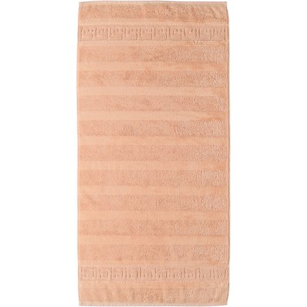 Cawö Noblesse Uni Handdoek 50x100 Zalm