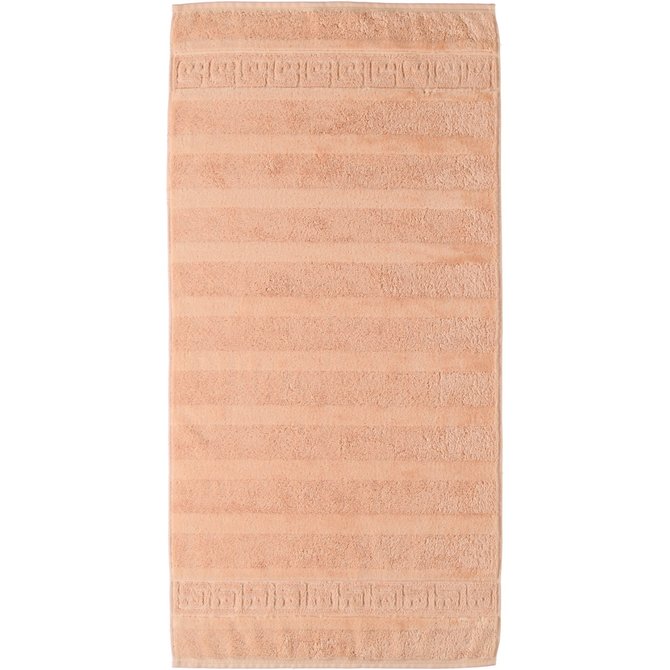 Cawö Noblesse Uni Handdoek 50x100 Zalm