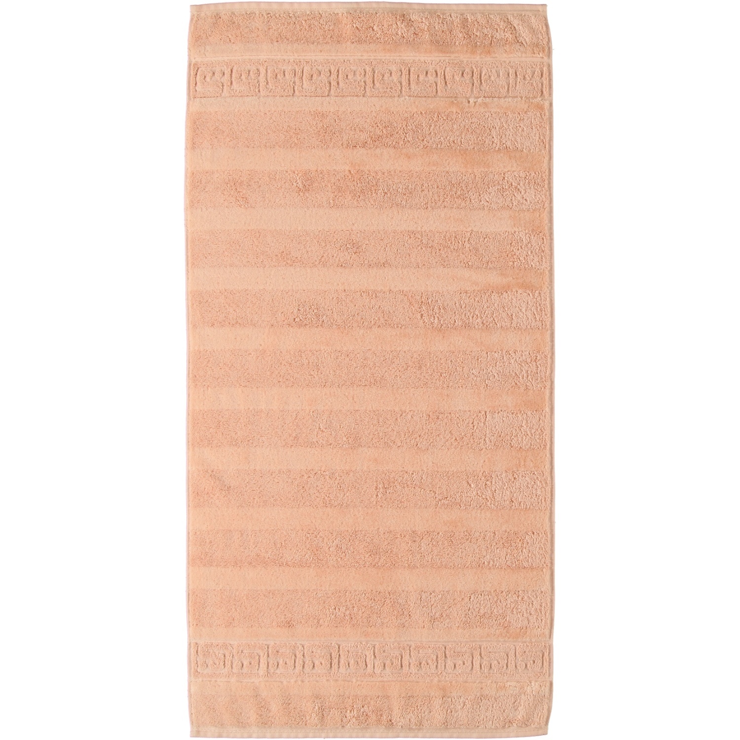 Cawö Cawö Noblesse Uni Handdoek 50x100 Zalm