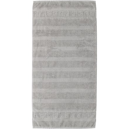 Cawö Noblesse Uni Handdoek 50x100 Zilver