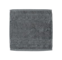 Cawö Noblesse Uni Gezichtsdoekje Antraciet