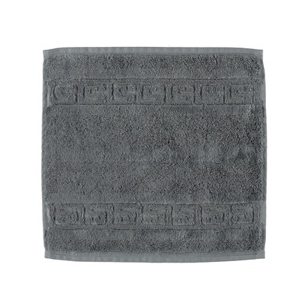 Cawö Noblesse Uni Gezichtsdoekje Antraciet