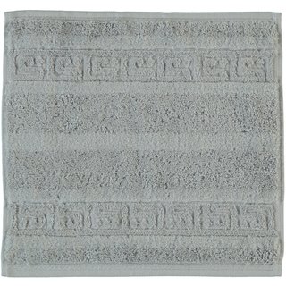 Cawö Noblesse Uni Gezichtsdoekje Platina