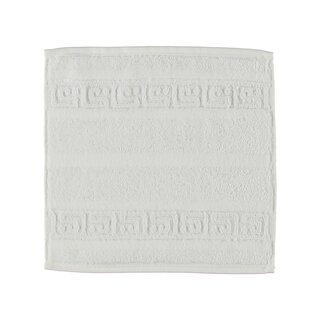 Cawö Noblesse Uni Gezichtsdoekje Wit