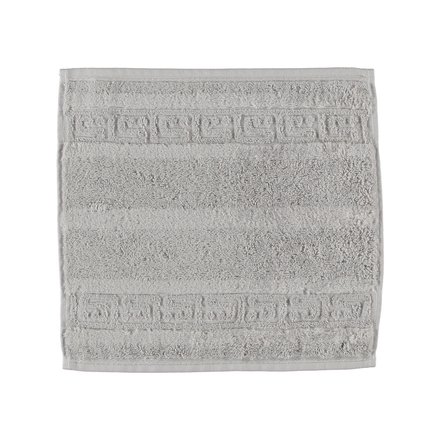 Cawö Noblesse Uni Gezichtsdoekje Zilver