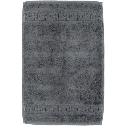 Cawö Noblesse Uni Gastendoekje 30x50 Antraciet