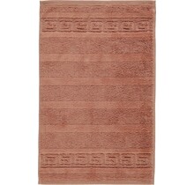 Cawö Noblesse Uni Gastendoekje 30x50 Kaneel