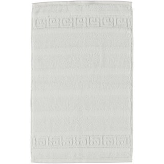 Cawö Noblesse Uni Gastendoekje 30x50 Wit