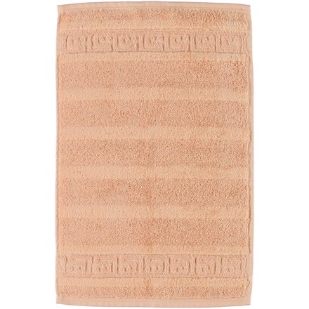 Cawö Noblesse Uni Gastendoekje 30x50 Zalm