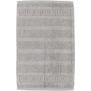 Cawö Noblesse Uni Gastendoekje 30x50 Zilver