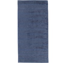 Cawö Noblesse2 Uni saunalaken Nachtblau 80x160