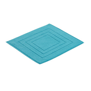 Vossen Bidetmat Feeling turquoise 60x60