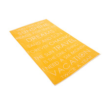 Vossen strandlaken Summer vibes honey 100x180