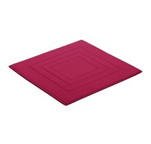 Vossen Bidetmat Feeling cranberry 60x60