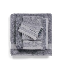 Marc O'Polo Melange Gastendoek Marine/Silver 30x50