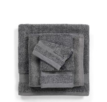Marc O'Polo Melange Washandje Anthracite/Silver 16x22