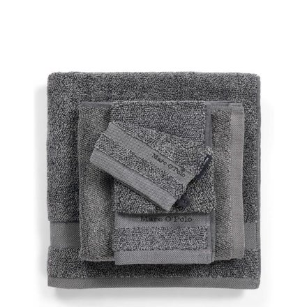 Marc O'Polo Melange Washandje Anthracite/Silver 16x22