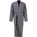 Cawö Cawö 816 Heren kimono badjas - anthrazit-72  46/48