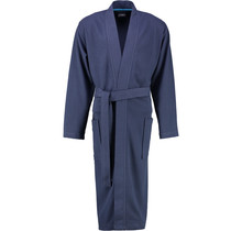 Cawö 816 Heren kimono badjas - marine-14  50/52