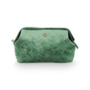 Pip Studio Pip Cosmetic Purse Extra Large Velvet Quilted Green 30x20.7x13.8cm