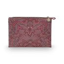 Pip Studio Pip Cosmetic Flat Pouch Medium Kyoto Festival Dark Pink 24x15.5x1cm