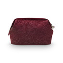 Pip Studio Pip Cosmetic Purse Large Velvet Quiltey Days Red 26x18x12cm