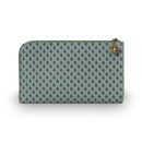 Pip Studio Pip Cosmetic Zipper Pouch Suki Green 21x12.5cm