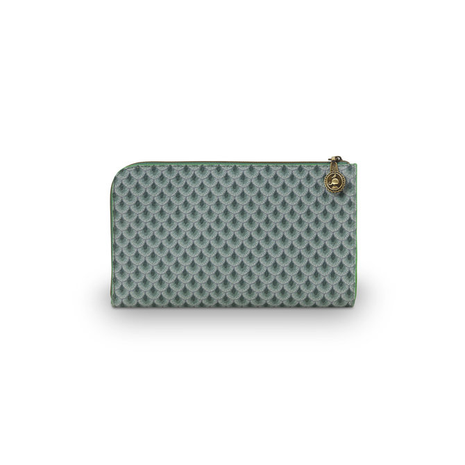 Pip Cosmetic Zipper Pouch Suki Green 21x12.5cm