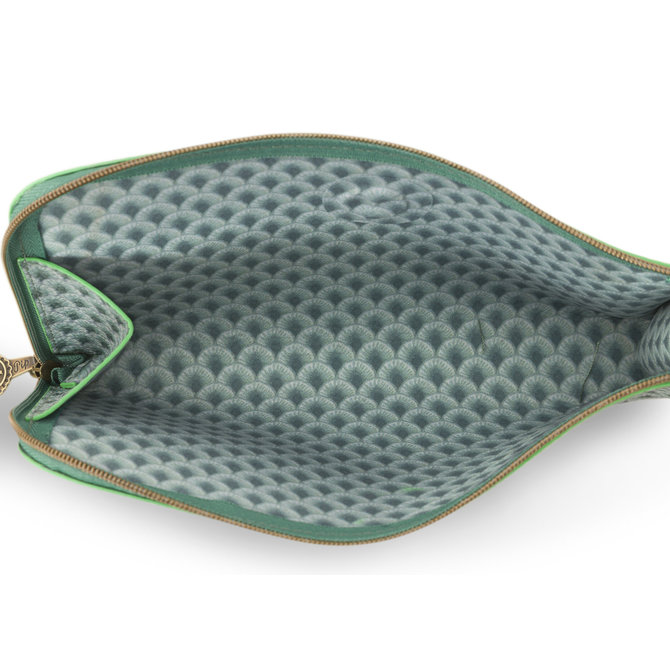 Pip Cosmetic Zipper Pouch Suki Green 21x12.5cm
