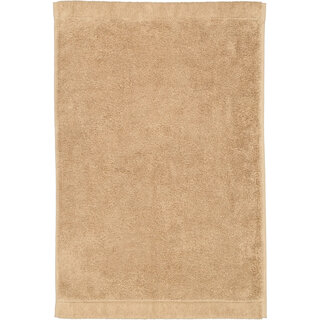 Cawo Lifestyle Uni Gastendoekje 30x50 caramel