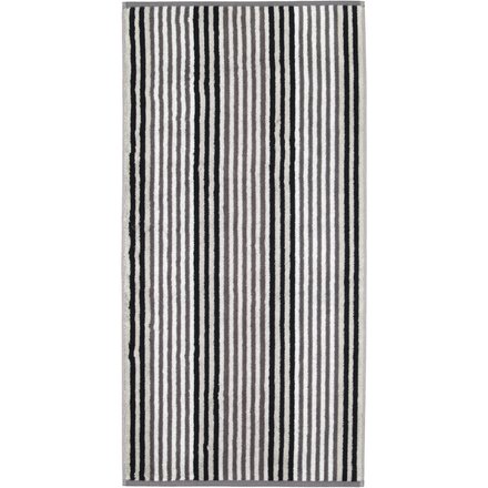 Cawo Delight Streifen Douchelaken 70x140 platin