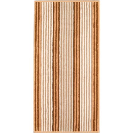 Cawo Delight Streifen Handdoek 50x100 caramel
