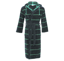 Carl Ross heren badjas 581300 night blue/emerald green 52/54