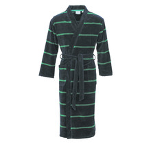 Carl Ross heren badjas 581100 night blue/emerald green 52/54