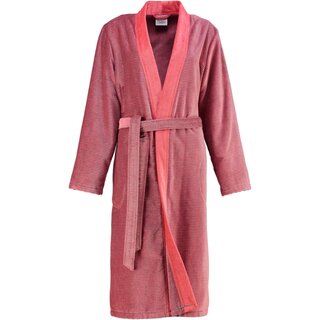 Cawo 6431 Velours Dames Badjas Kimono Rot 40