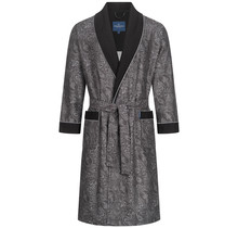 Morgenstern Theo Heren Badjas  schwarz M