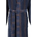 Cawö Cawö Heren Kimono Badjas extra licht 2508 - Blau  48