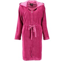 Cawö Dames Korte Badjas Capuchon 822 - Beere  32/34