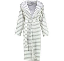 Cawö Dames Badjas met Capuchon 6596 silber  38