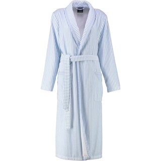 Cawö Dames Badjas met Sjaalkraag 3423 mittelblau 50