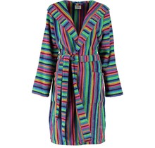 Cawö Dames Badjas kort met Capuchon 7049 Multi 42