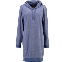 Cawö Dames Lange Hoodie 818 Denim  L