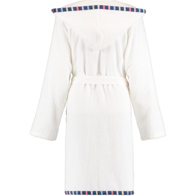 Cawö Dames Badjas 3345 Weiss-blau  46