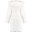 Cawö Cawö Dames Badjas 3345 Weiss-weiss  38