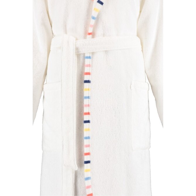 Cawö Dames Badjas 3345 Weiss-weiss  38