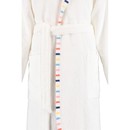 Cawö Cawö Dames Badjas 3345 Weiss-weiss  44