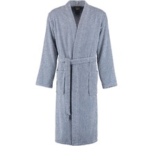 Cawö Heren Badjas 3834 Navy-weiss  50