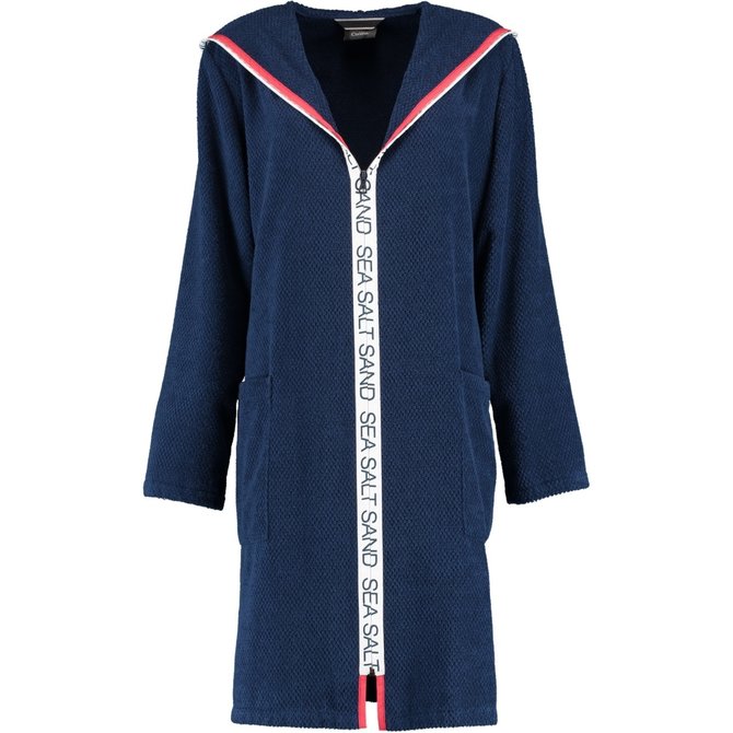 Cawö Dames Badjas 3101 Navy  M