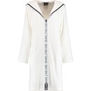 Cawö Cawö Dames Badjas 3101 Weiss  XL